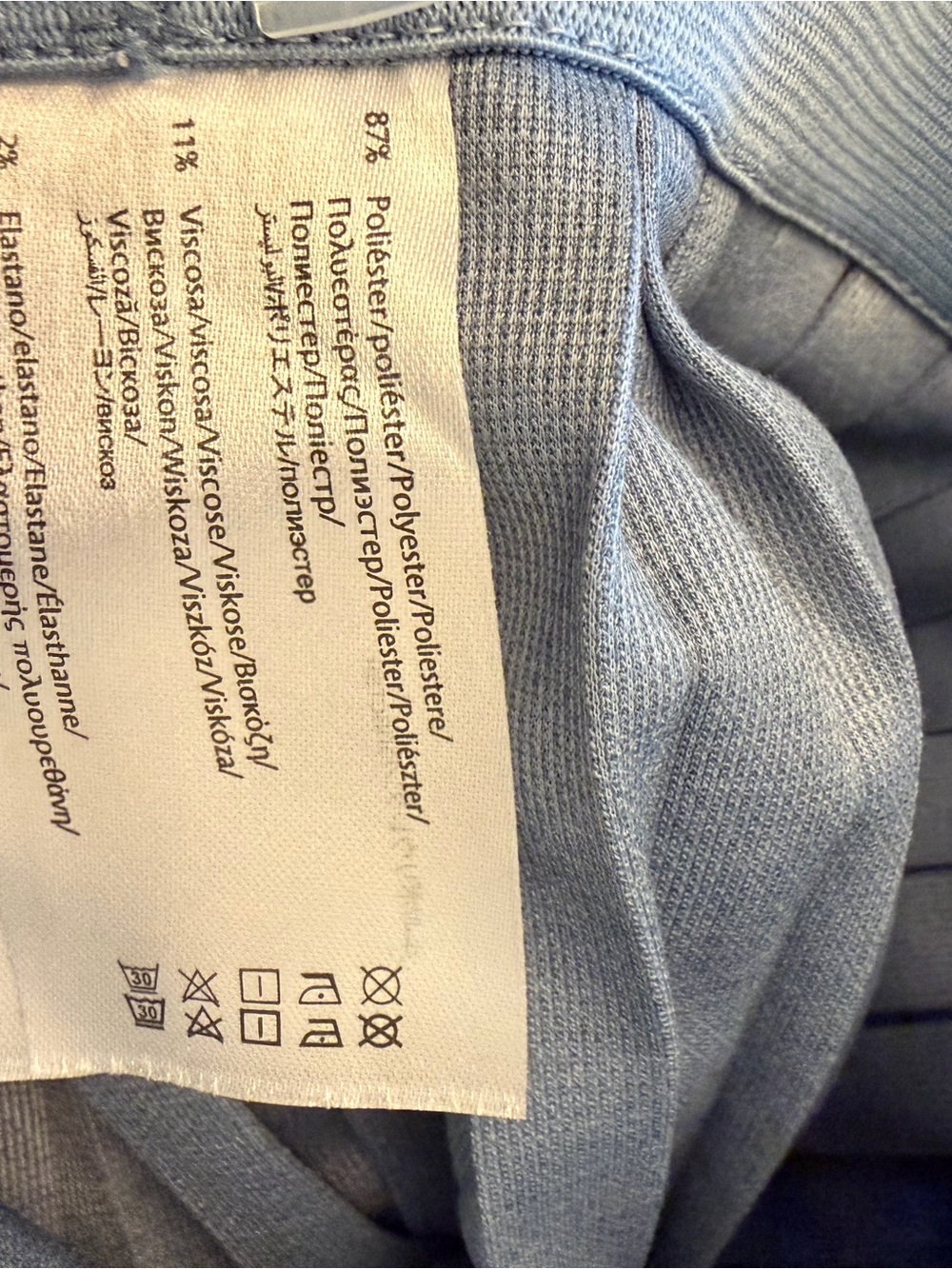 Mayoral Light Blue Pleated Mini Skirt - Picture 6 of 7